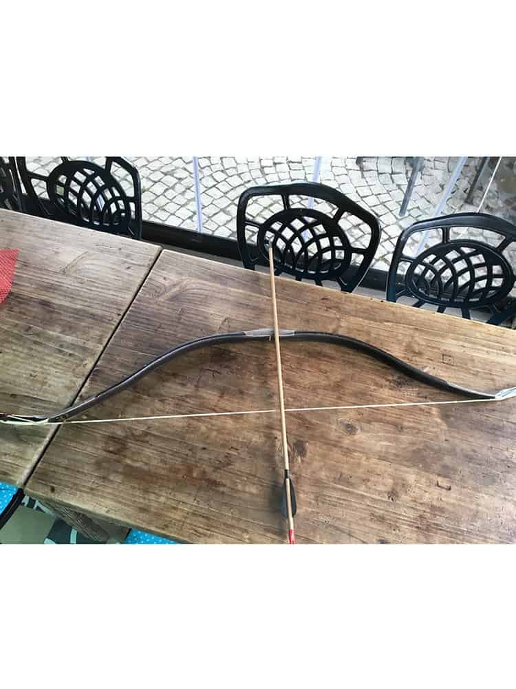 Handmade Archery Set Bow Arrows Buffalo Horn