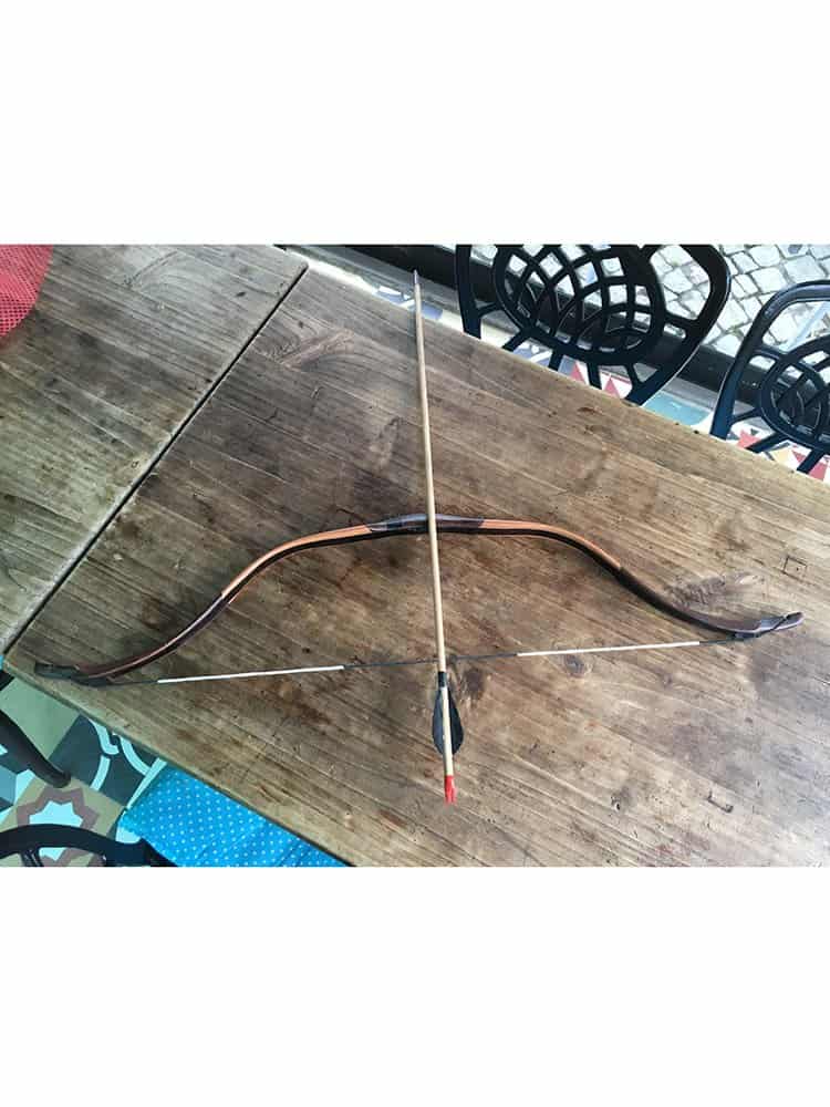 Handmade Archery Set Bow Arrows Decorative