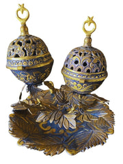 Handmade Copper Topkapi Palace  Incense Burner