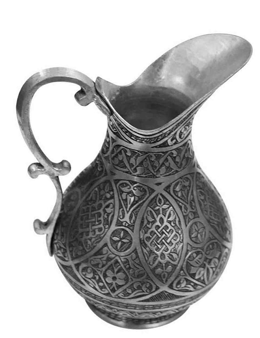 Heavy Gauge Hammered Copper Water Pitcher