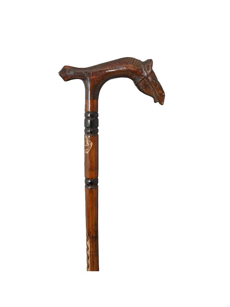 horse-head-walking-stick