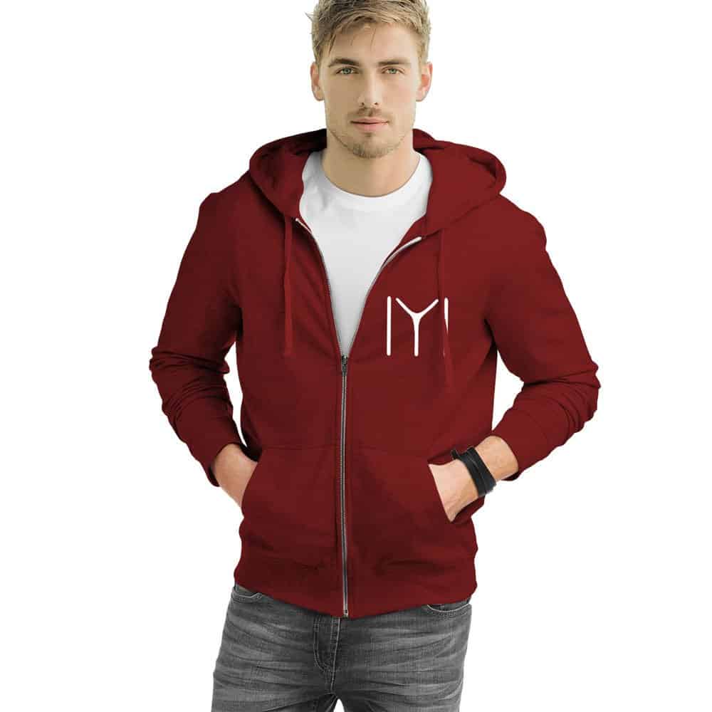 Kayı Tribe Zipped Hooded Sweatshirt