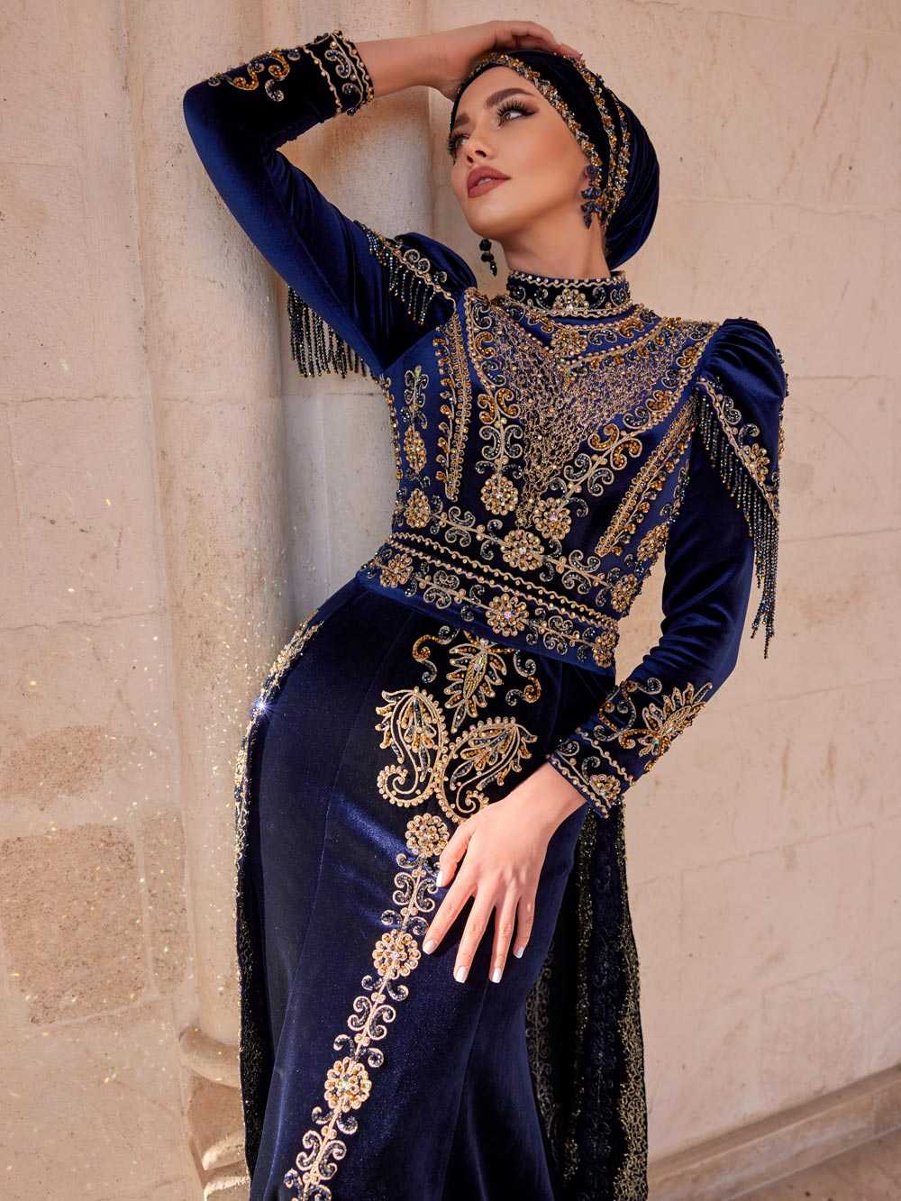 luxury designer formal caftan dresses