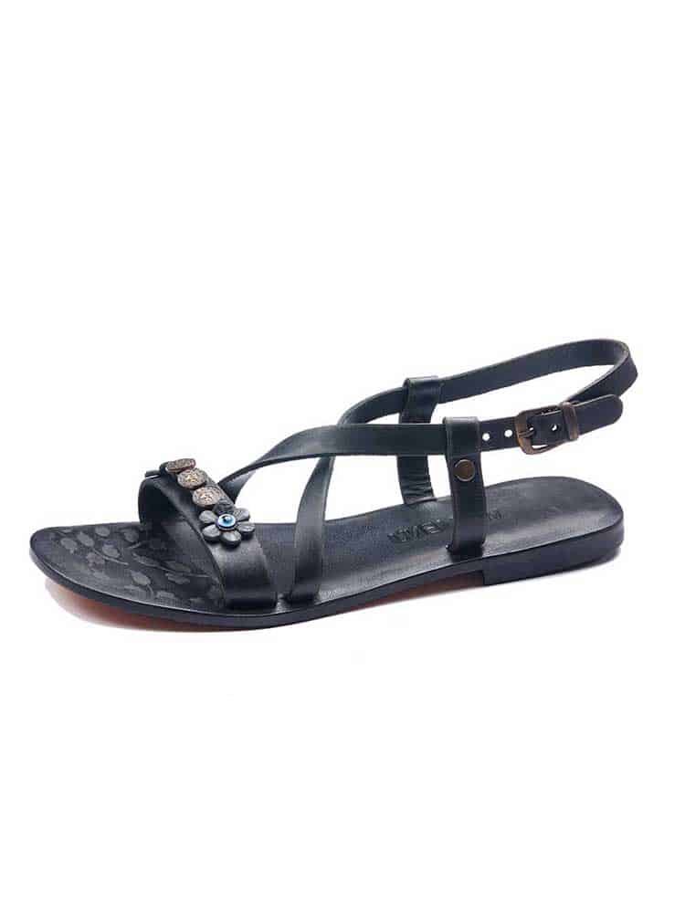 Metallic Detail Sandals