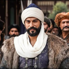 Kurulus Osman White Turban Hat of Osman Bey