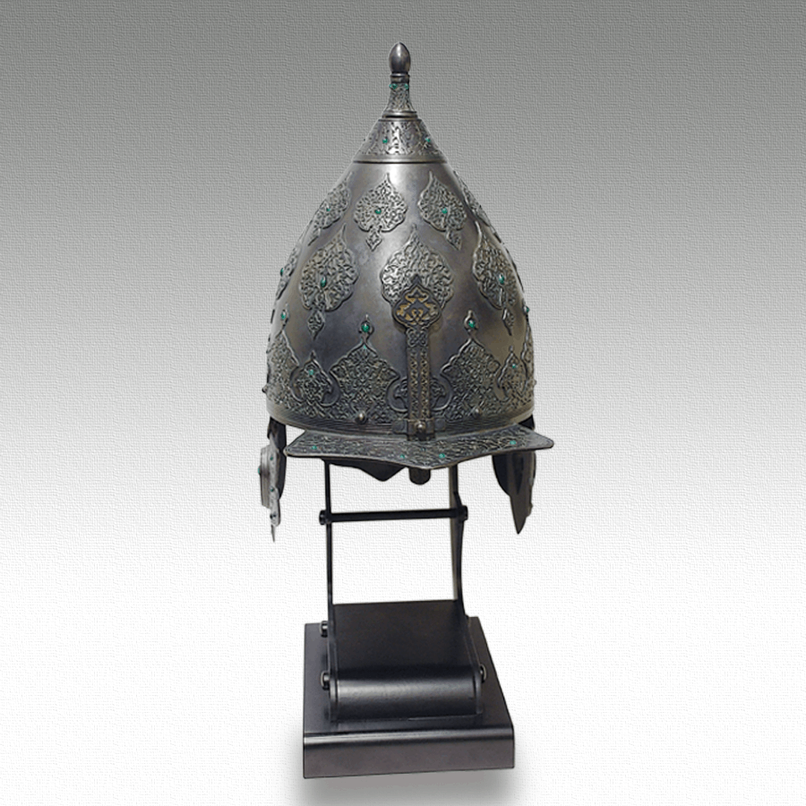 ottoman helmet bronze plating