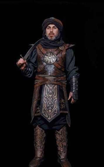 Alp costume leather brigandine full set medieval armor set