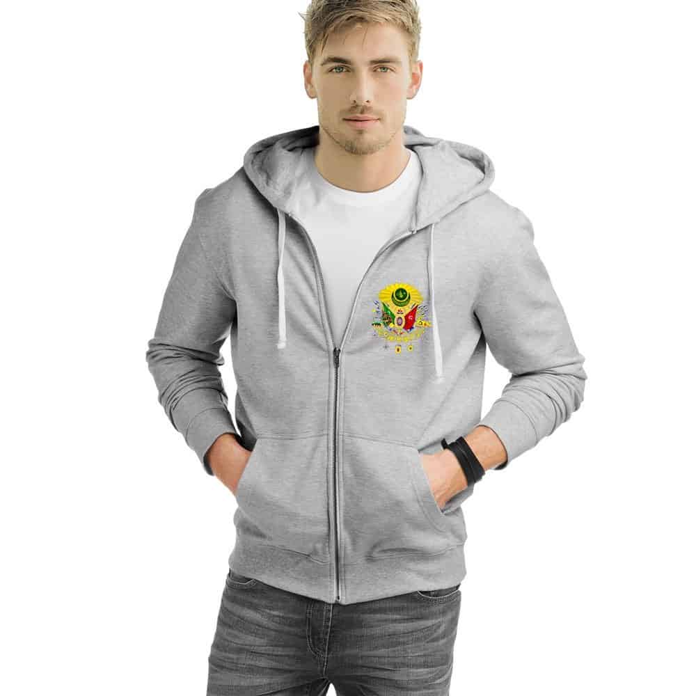 Ottoman Zipped Hooded Sweatshirt