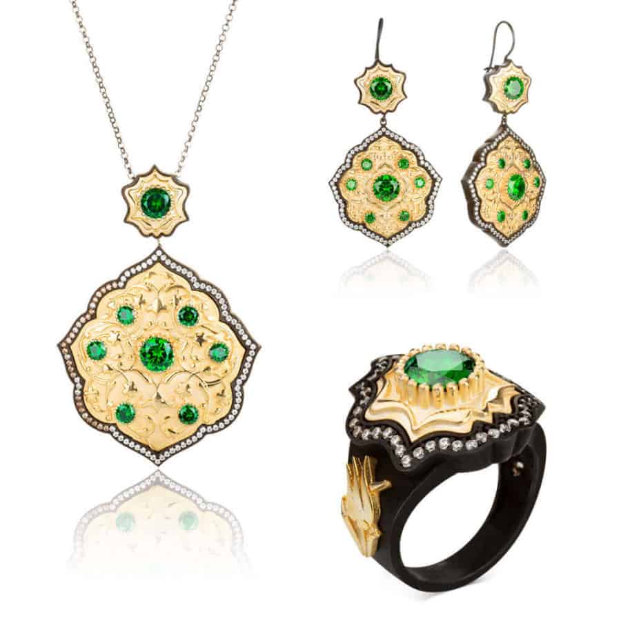 Payitaht Abdülhamid Series Bidar Sultan Jewelry Set