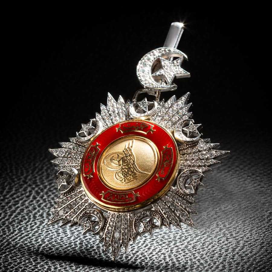 Payitaht Abdulhamid Series Ottoman Order of Mecidiye Medal Brooch