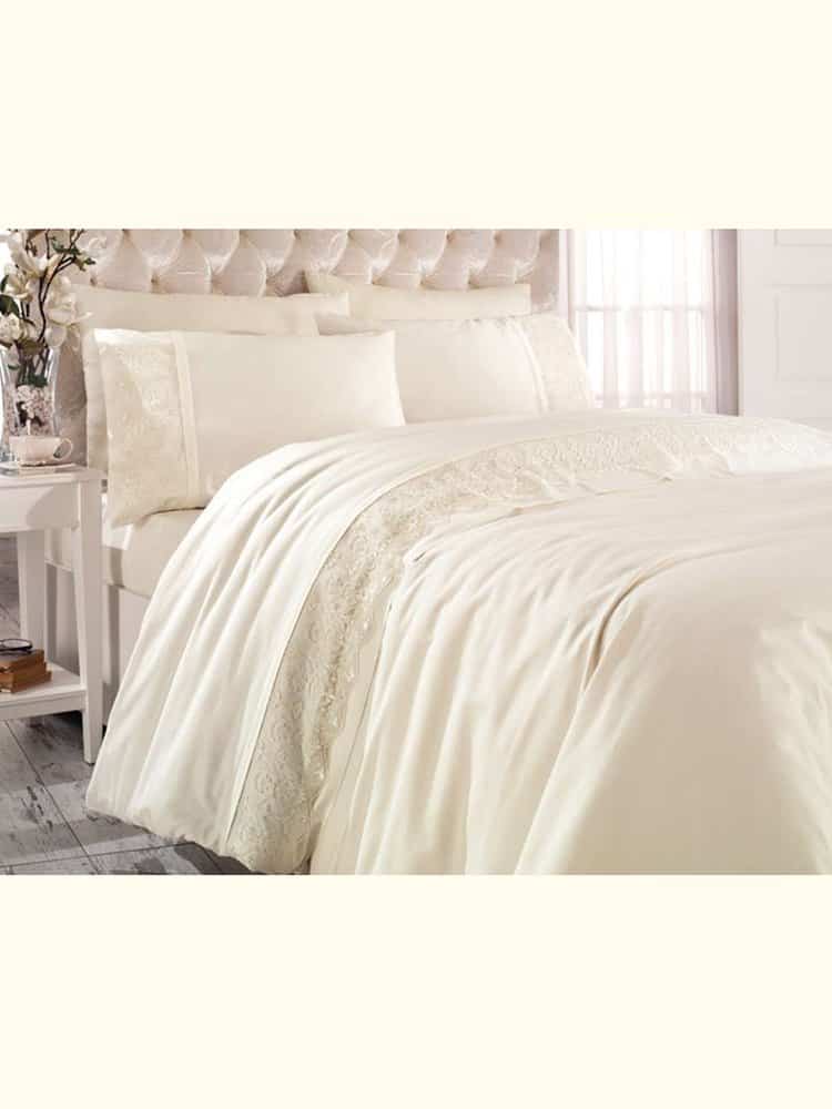 pure beige loren bedding set