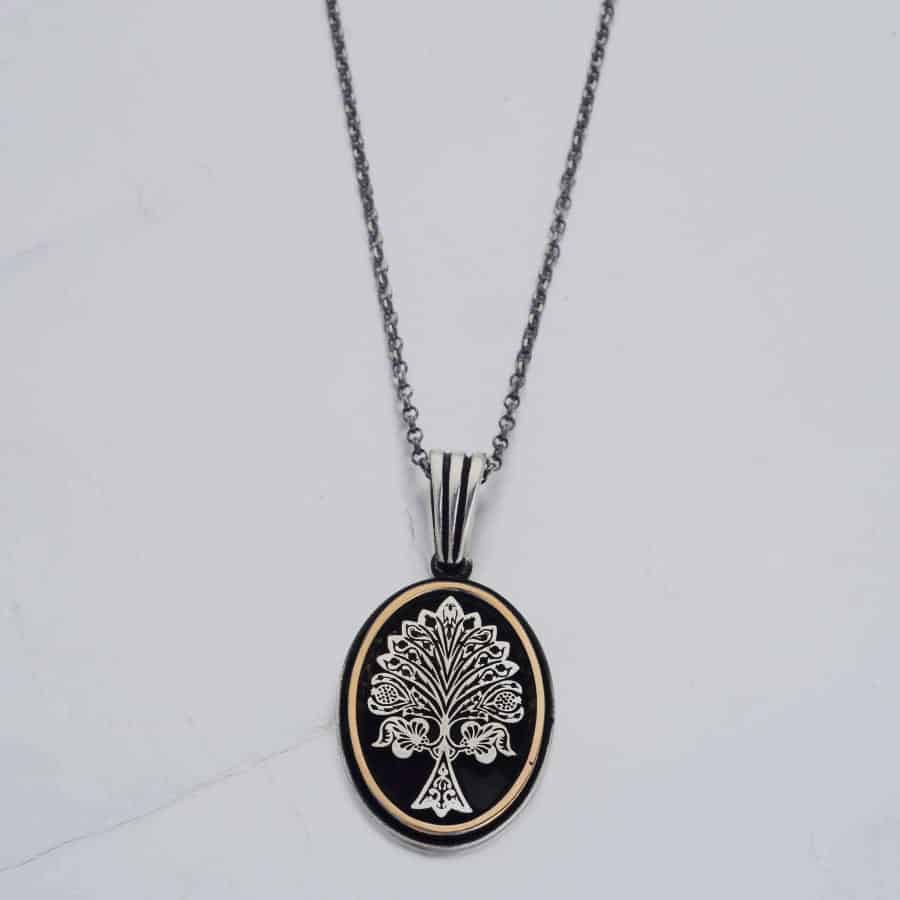 Resurrection Dirilis Ertugrul Series Ilbilge Tree of Life Necklace Accessory