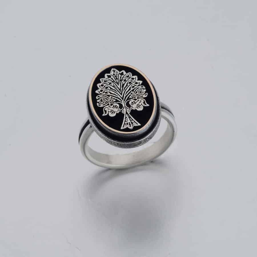 Resurrection Dirilis Ertugrul Series Ilbilge Tree of Life Ring Accessory