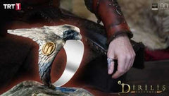 Resurrection Ertugrul Series Hawk Pattern Ring