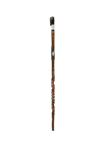 Horse Head Silver Collar Cane