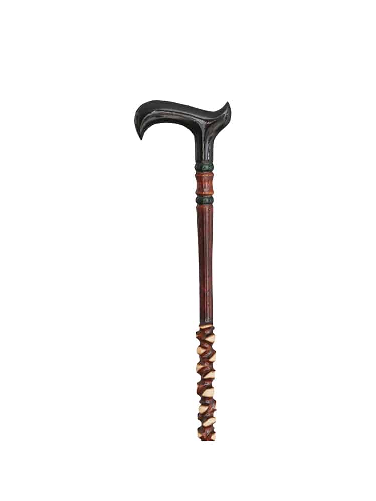 Mens Derby Handle Twisted Cane