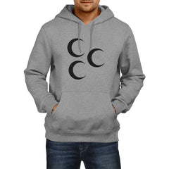 Three Crescent Hooded Sweatshirts