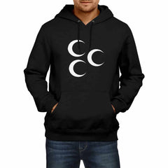 Three Crescent Hooded Sweatshirts