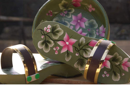 Traditional Turkish Hammam Clog Green