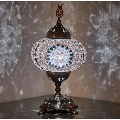 Traditional Turkish Stained Glass Table Lamp