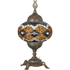 Traditional Turkish Stained Glass Table Lamp for sale