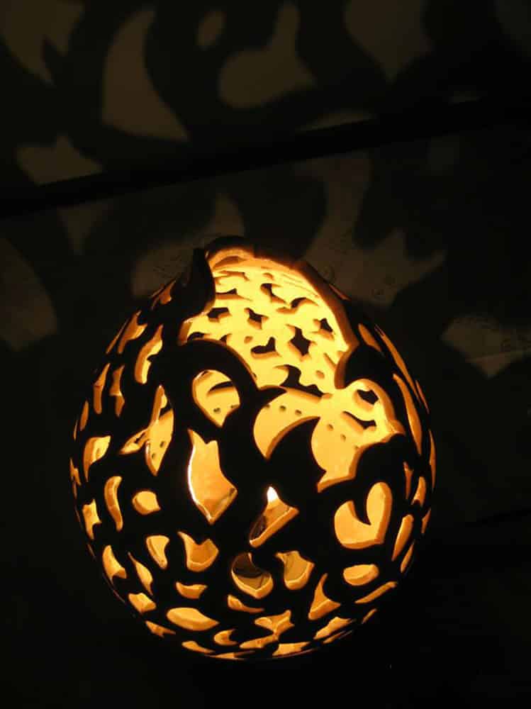 Amazing Carved Gourd Lampshade Calabash Lights