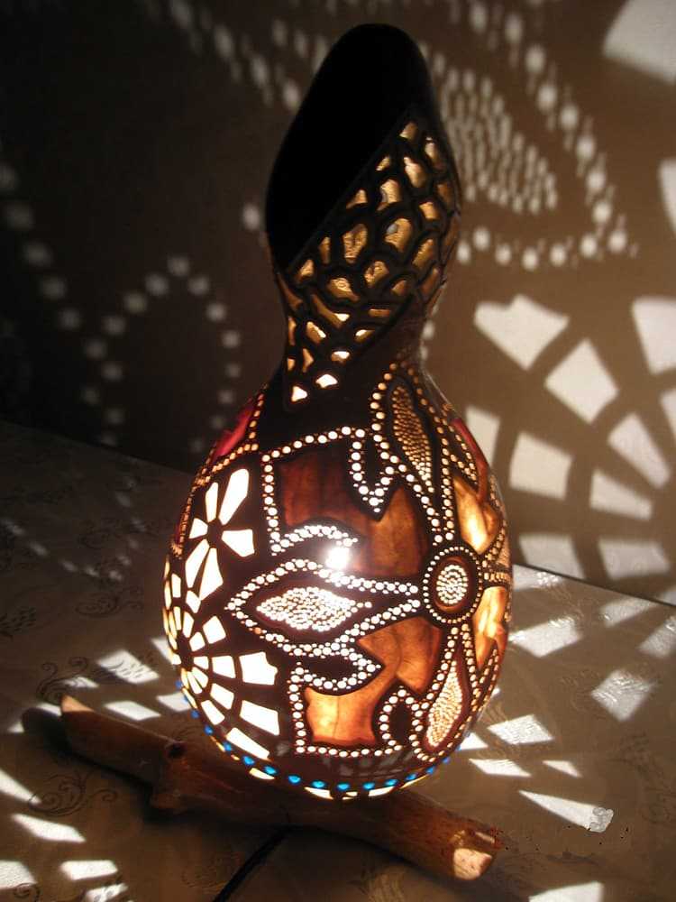 Fabulous Colors Gourd Lampshade