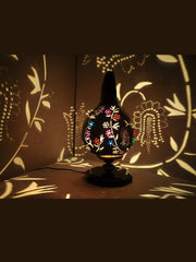 fresh-flowers-gourd-lampshade-best gourd lamps-handmade gourda-orgnic gourd lamps-exotic-handmade gourd lamps-gourd lamp pattern