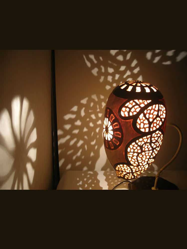 magic shadows gourd lampshade