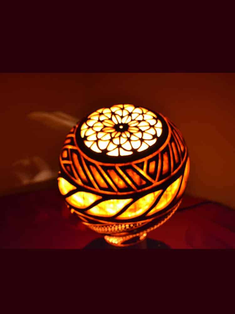 Sculptural Gourd Lampshade Turkish Gourd Lights