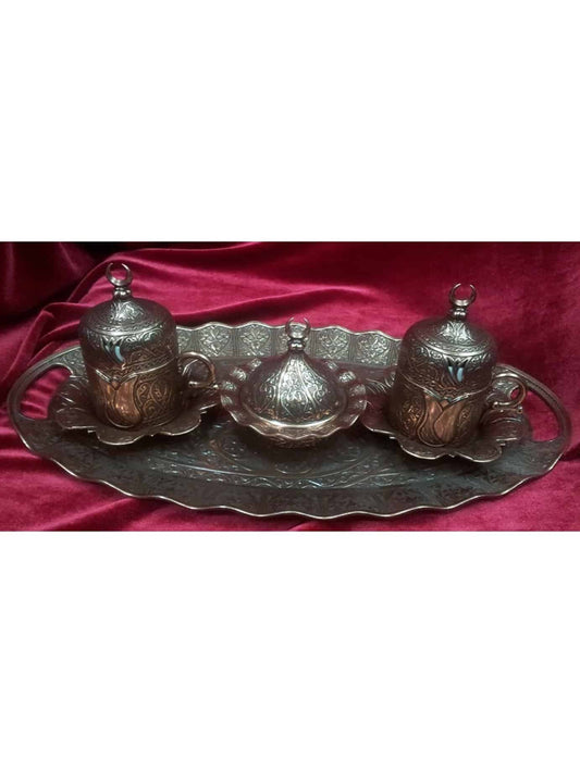 Turkish Coffee Copper Espresso Set