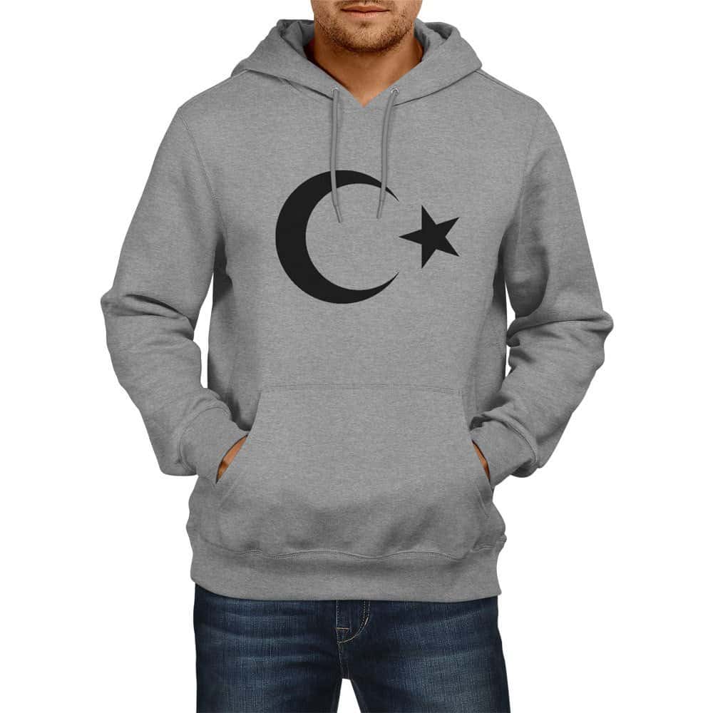 Turkish Flag Hooded Sweatshirts