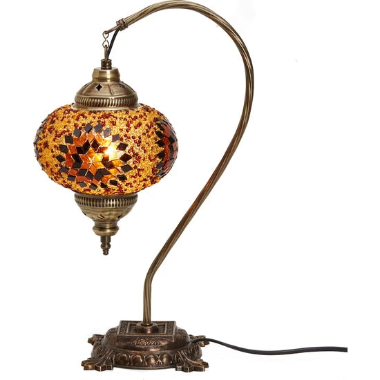 Turkish Glass Hanging Tabletop Lamp