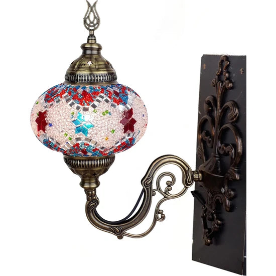 Turkish Glass Sconce for sale