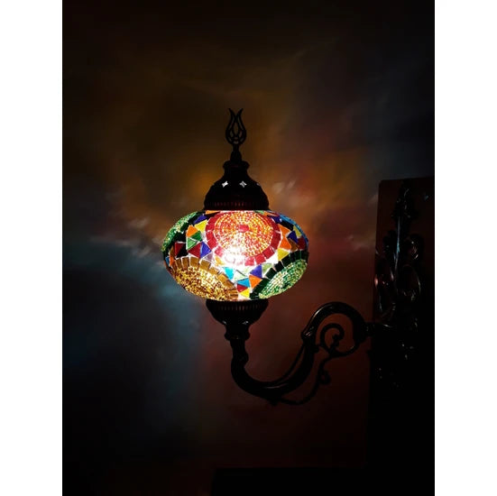 Turkish Glass Wall Lamp