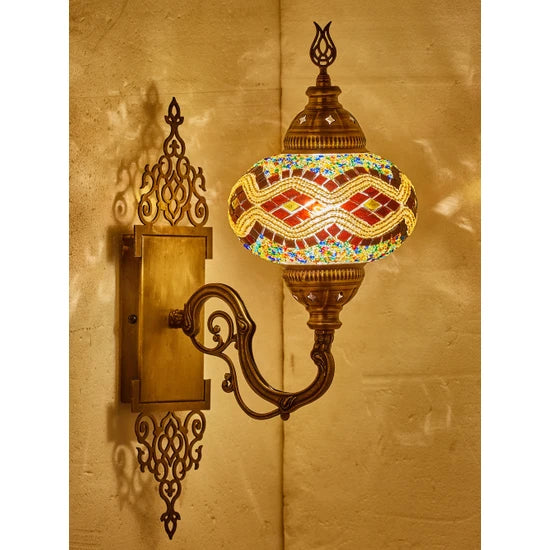 Turkish Glass Wall Lamp