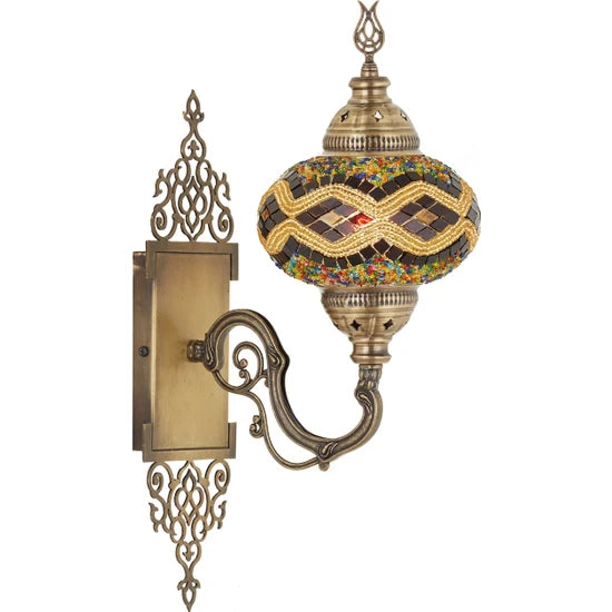 Turkish Glass Wall Lamp for sale sconce