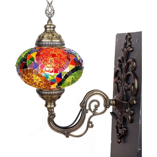 Turkish Glass Wall Lamp for sale sconce