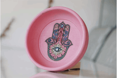 Buy Turkish Hammam Bowl Green Pink