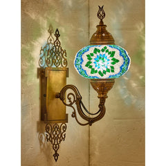 Turkish Handmade Mosaic Wall Lamp