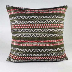 Turkish Kilims Pillows Case Green Red Stripe Rug Pillow