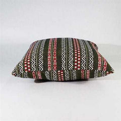 Turkish Kilims Pillows Case Green Red Stripe Rug Pillow