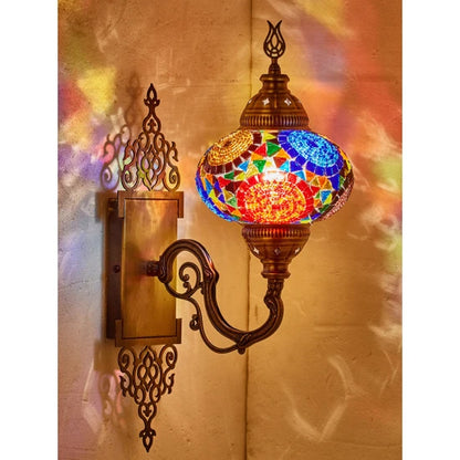 Turkish Moroccan Mosaic Wall Lamp