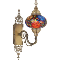 Turkish Moroccan Mosaic Wall Lamp