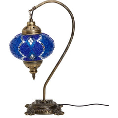 Turkish Moroccan Stained Glass Hanging Table Lamp