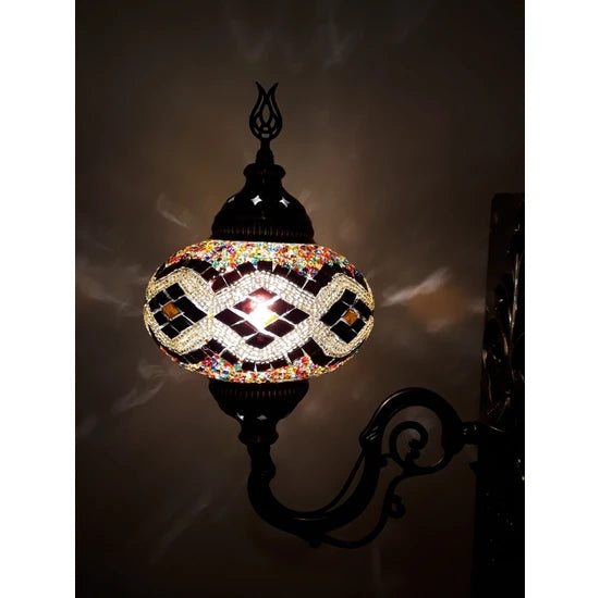 Turkish Mosaic Sconce Night Lamp