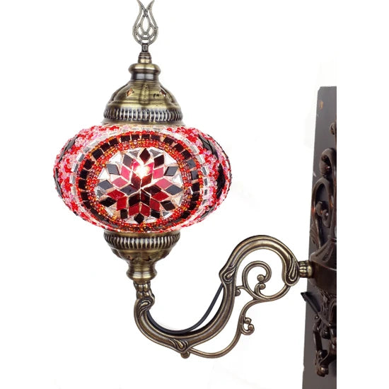 Turkish Mosaic Style Wall Lamp for sale