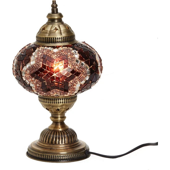 Turkish Mosaic Tabletop Lamp for sale