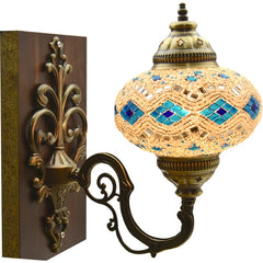 Turkish Mosaic Wall Lamp for sale