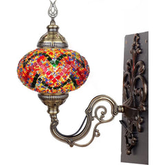 Turkish Sconce Mosaic Lamp for sale